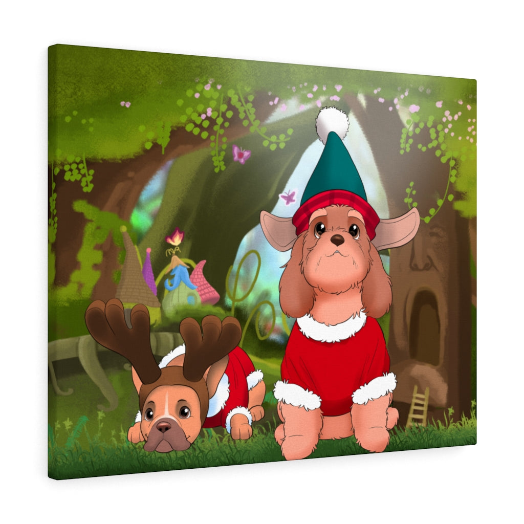 Hand-drawn Disney Style Pet Canvas (10 sizes)