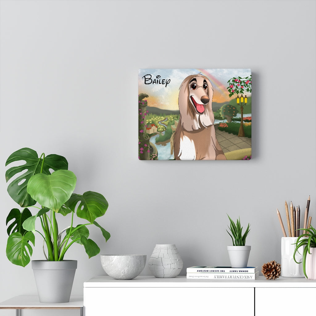 Hand-drawn Disney Style Pet Canvas (10 sizes)