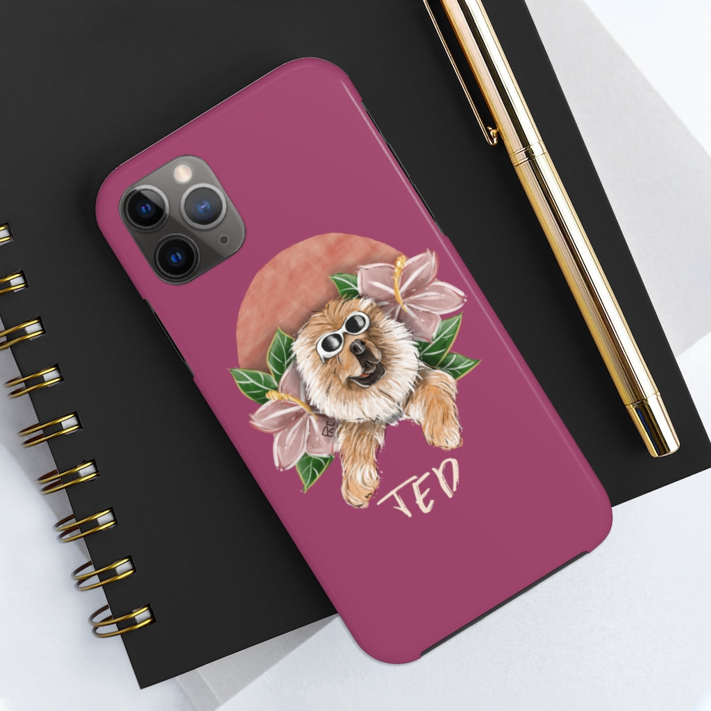 Custom Artistic Half-body Pet Tough Phone Case