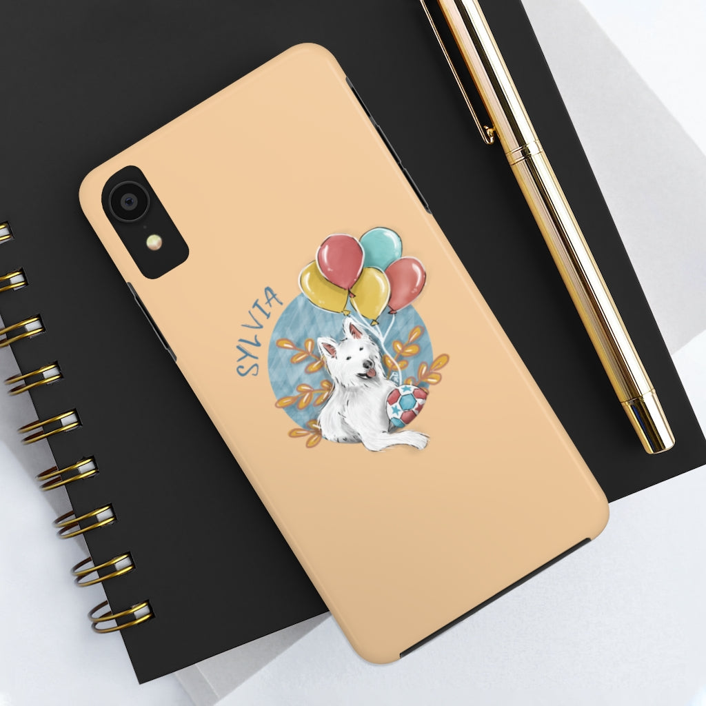 Custom Artistic Half-body Pet Tough Phone Case