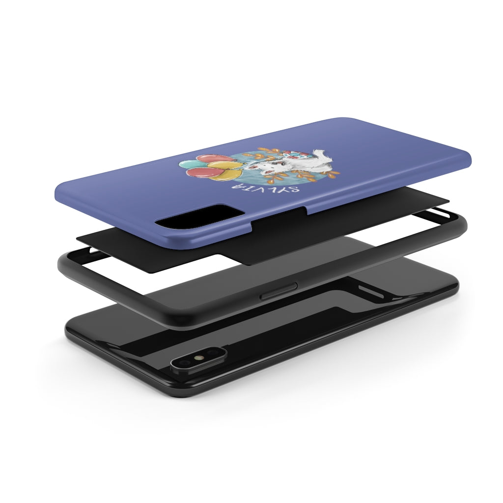 Custom Artistic Half-body Pet Tough Phone Case