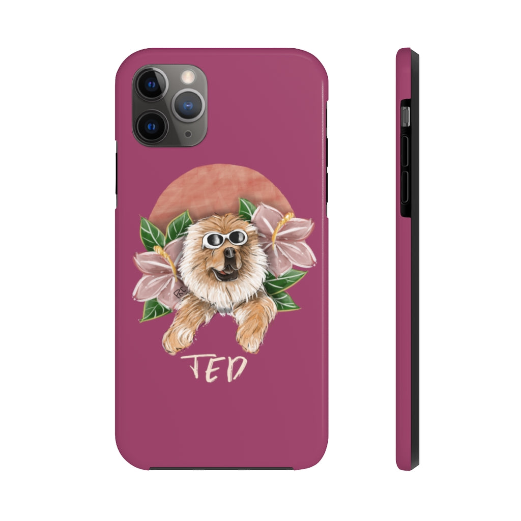 Custom Artistic Half-body Pet Tough Phone Case