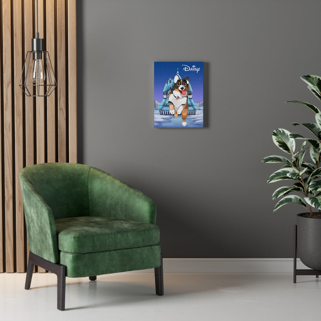 Hand-drawn Disney Style Pet Canvas (10 sizes)