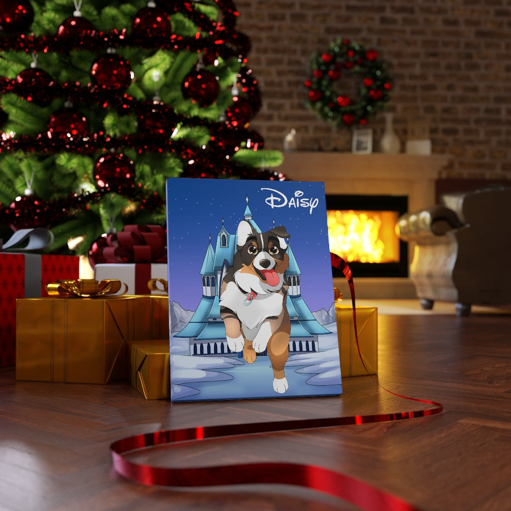 Hand-drawn Disney Style Pet Canvas (10 sizes)