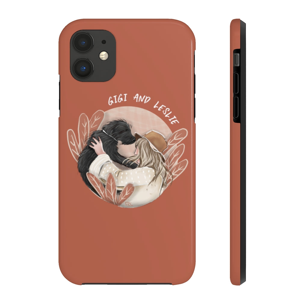 Custom Artistic Half-body Pet Tough Phone Case