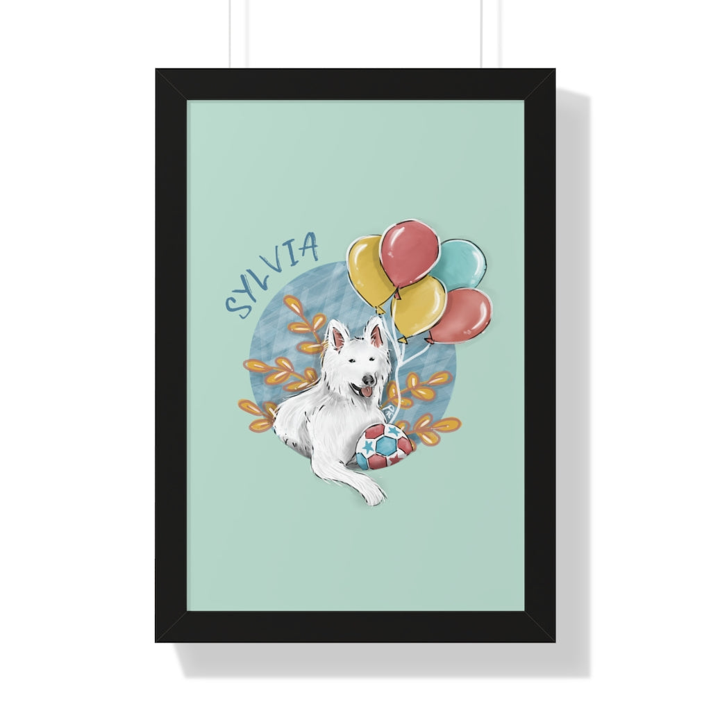Framed Vertical Artistic Half-Body Poster (6 sizes)