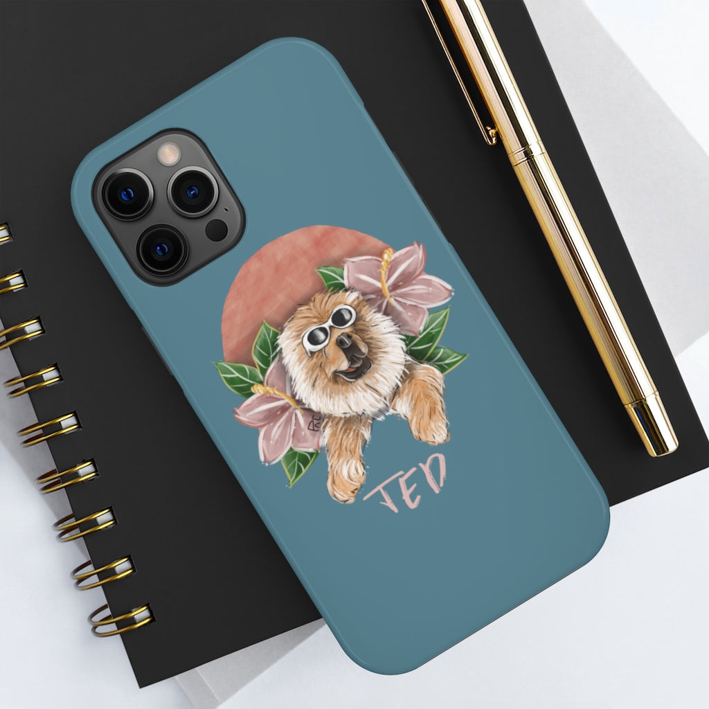 Custom Artistic Half-body Pet Tough Phone Case