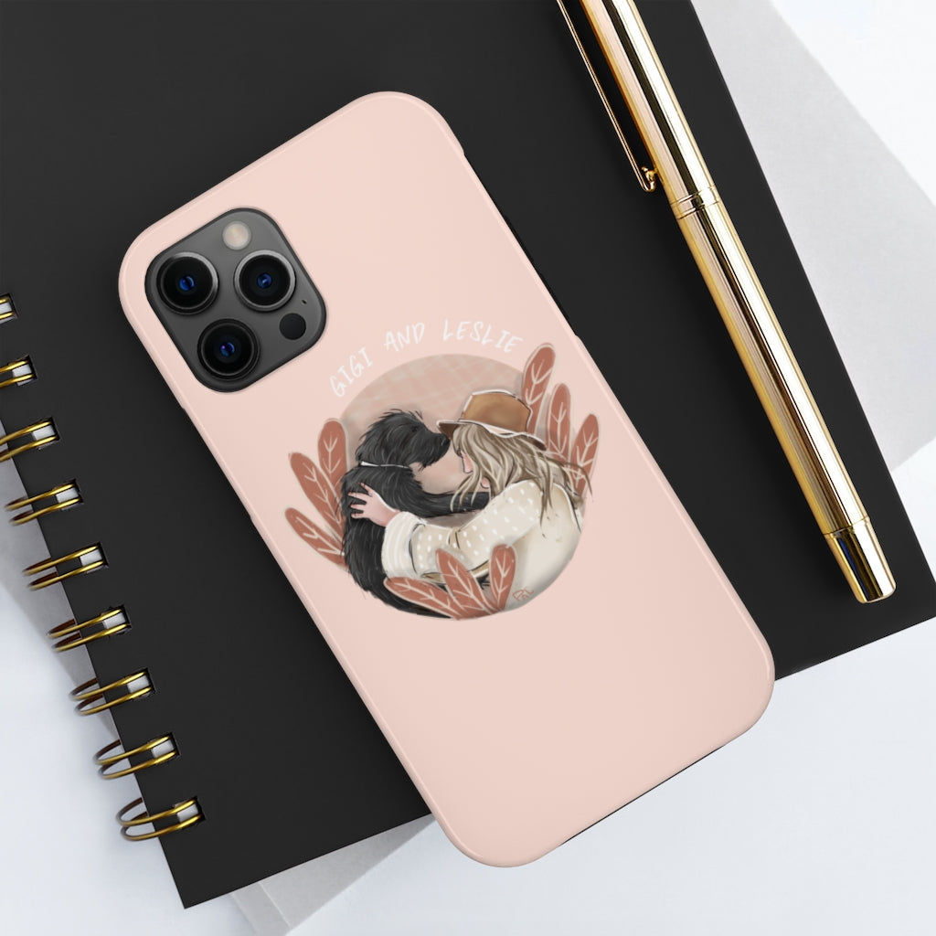 Custom Artistic Half-body Pet Tough Phone Case