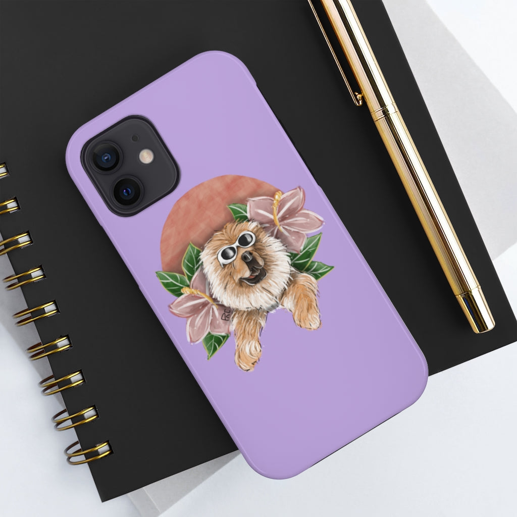 Custom Artistic Half-body Pet Tough Phone Case