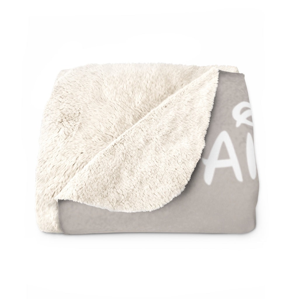 Hand-drawn Disney Style Pet Sherpa Blanket (2 sizes)
