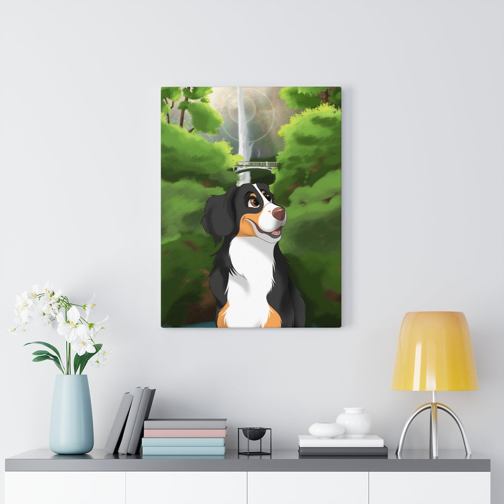 Hand-drawn Disney Style Pet Canvas (10 sizes)