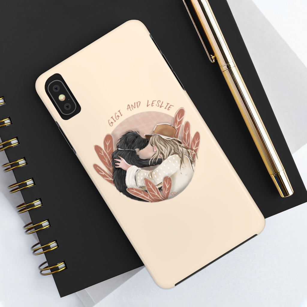 Custom Artistic Half-body Pet Tough Phone Case