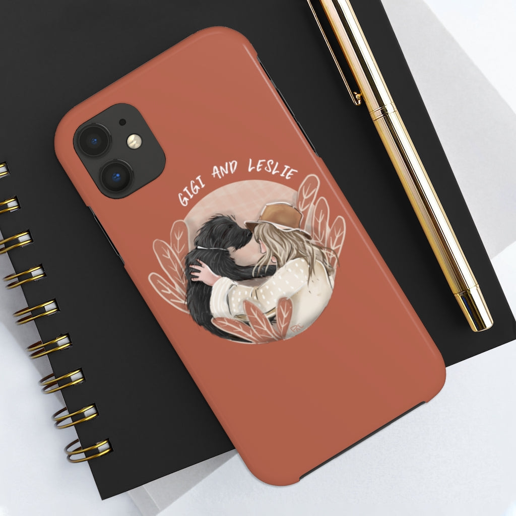Custom Artistic Half-body Pet Tough Phone Case