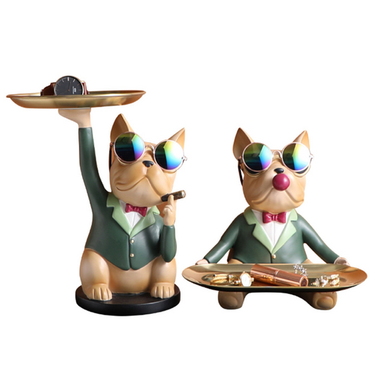 Full-Color Frenchie Butler Storage