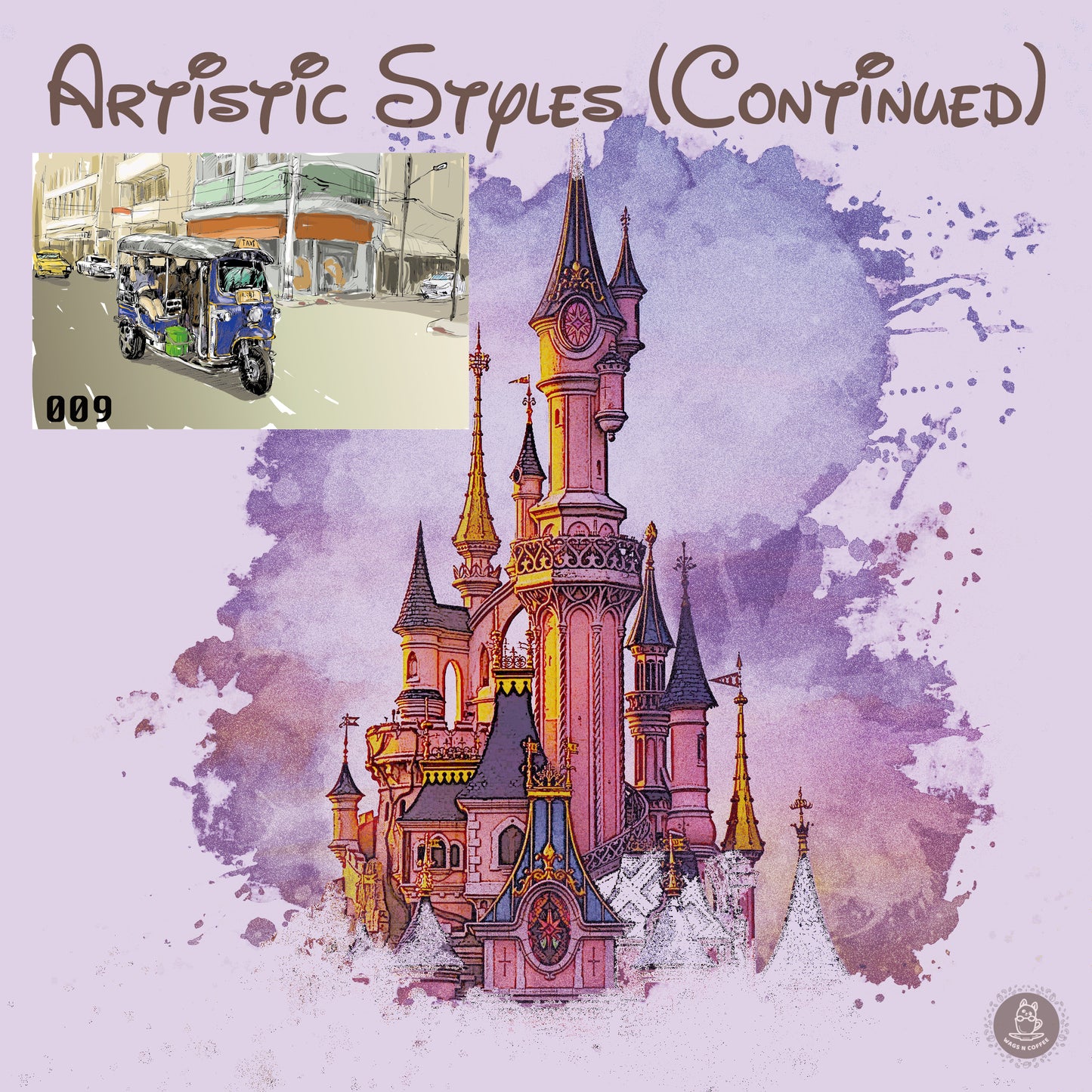 Disney Style Framed Vertical Pet Poster (6 sizes)