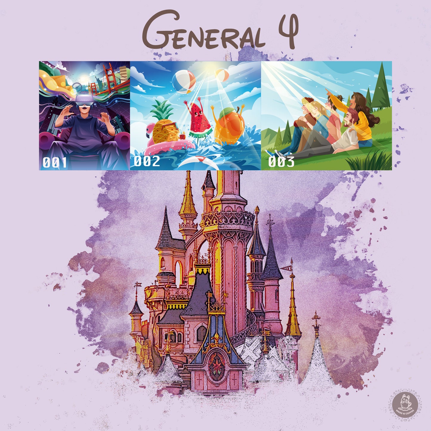 Hand-drawn Disney Style Pet Sherpa Blanket (2 sizes)