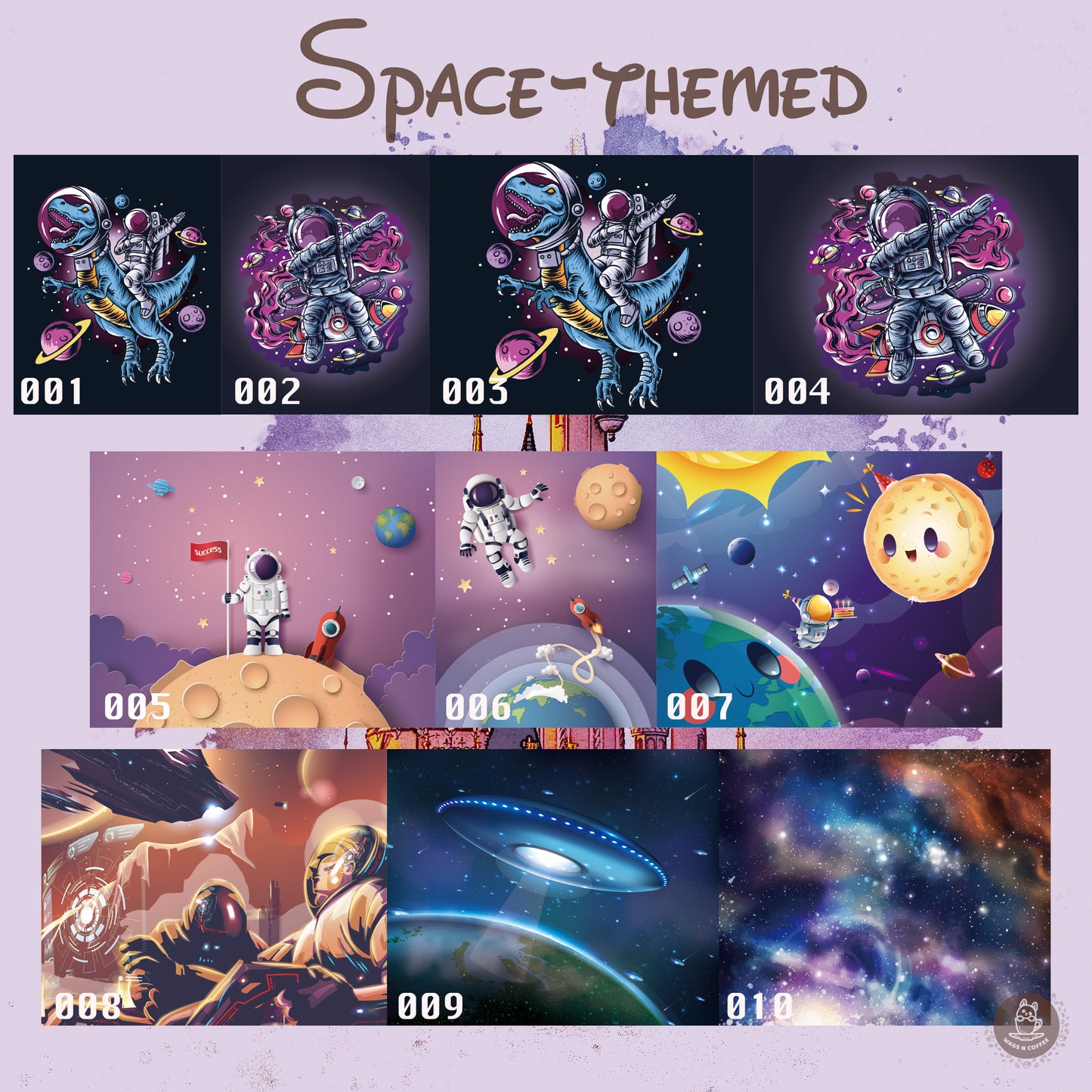 Disney-Style Framed Horizontal Pet Poster (6 sizes)