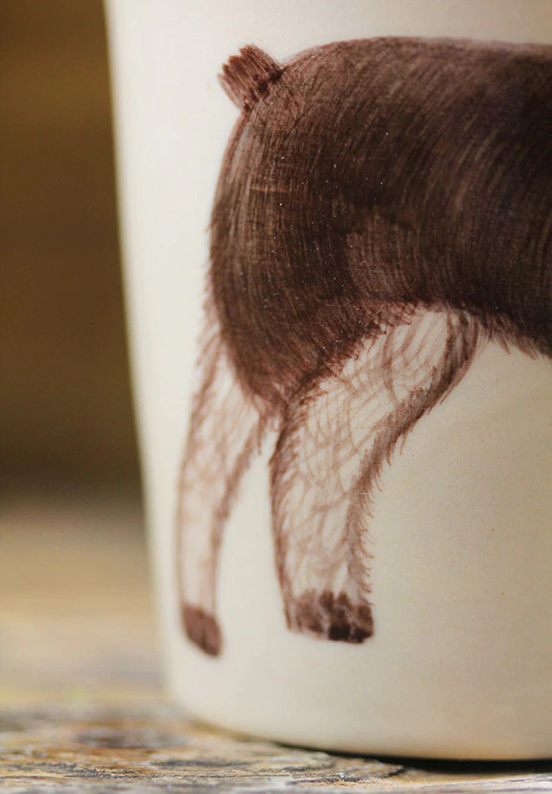 Hand-painted 3D Schnauzer Mug 8.8oz