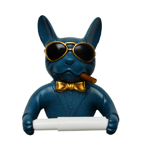 Cigar Puppy Toilet Roll Holder