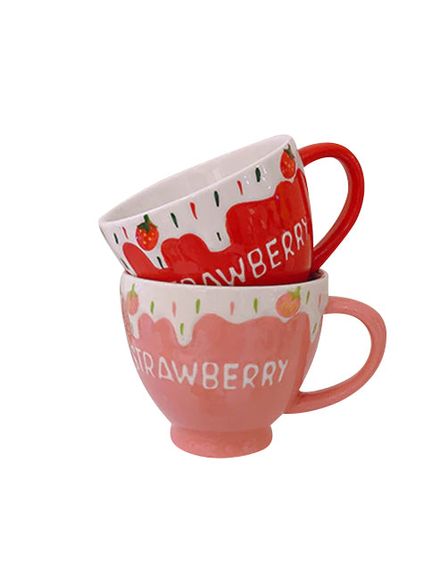 Strawberry Bowl and Mug 15.2oz & 11.8oz