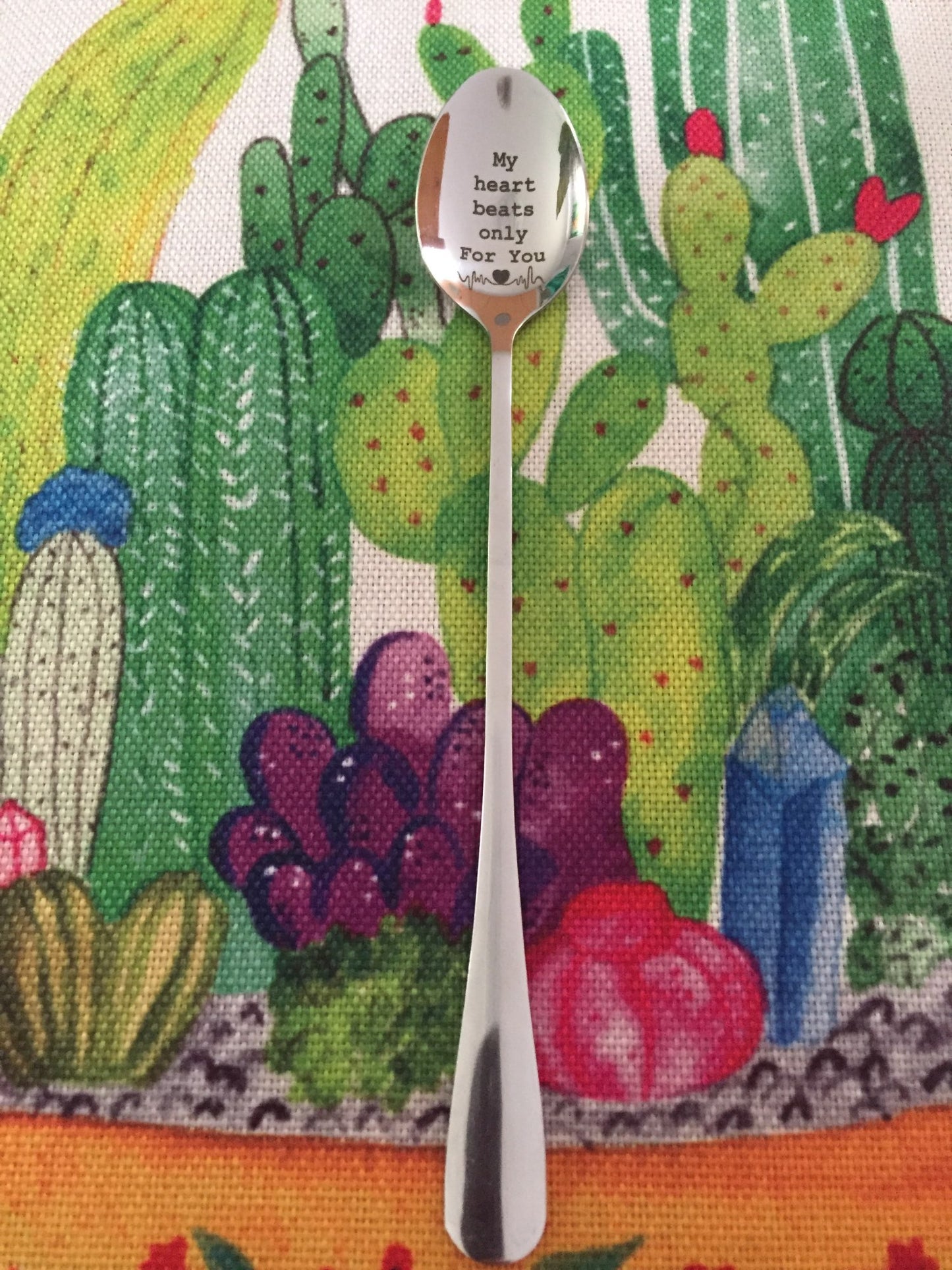 Stamped Love Message Spoon