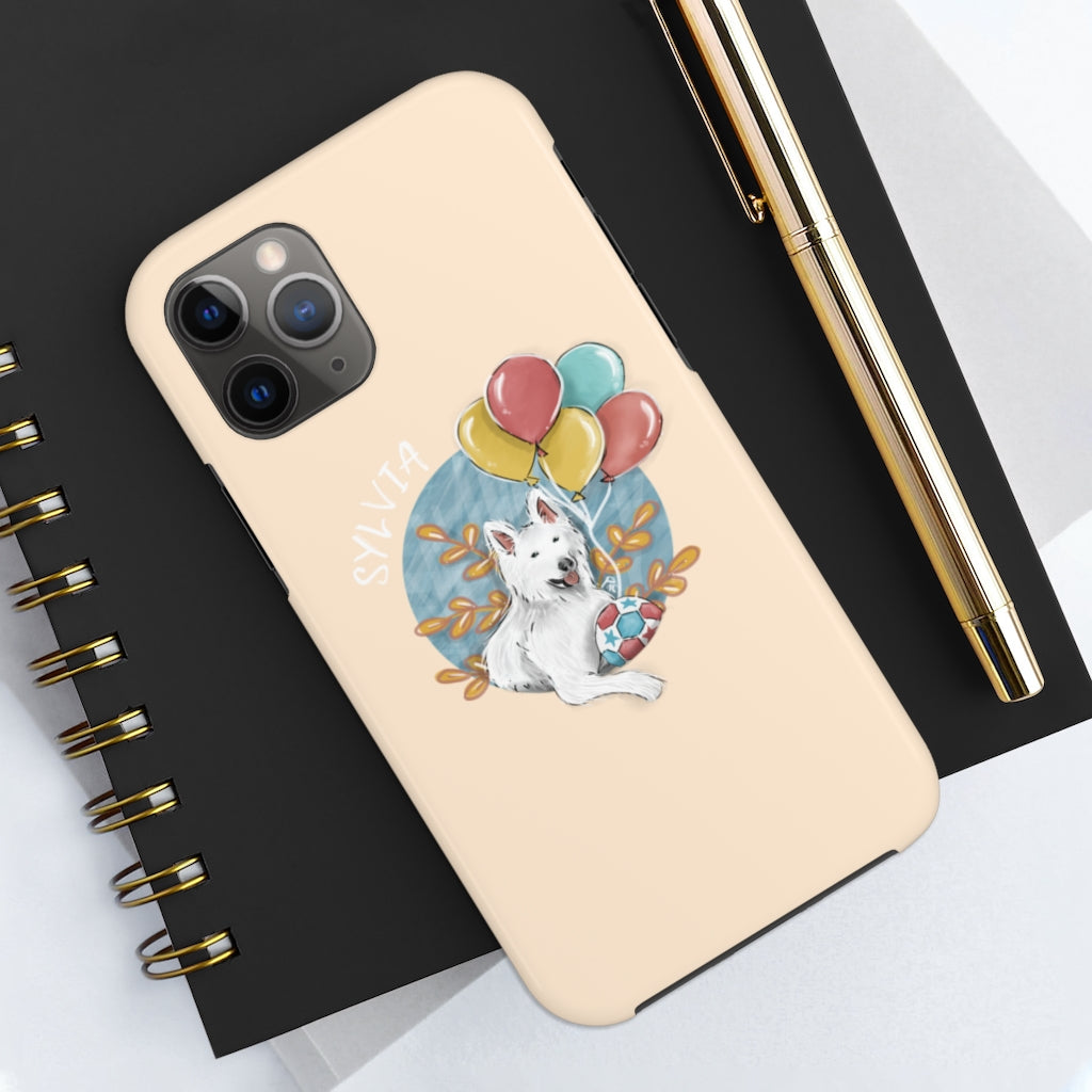 Custom Artistic Half-body Pet Tough Phone Case