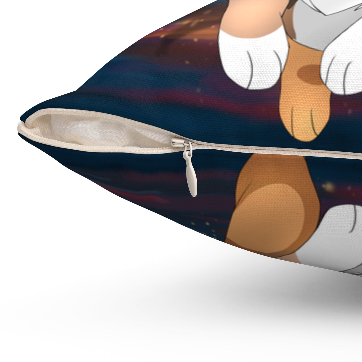 Custom Hand-drawn Disney Style Pet Illustration Pillow (4 sizes)
