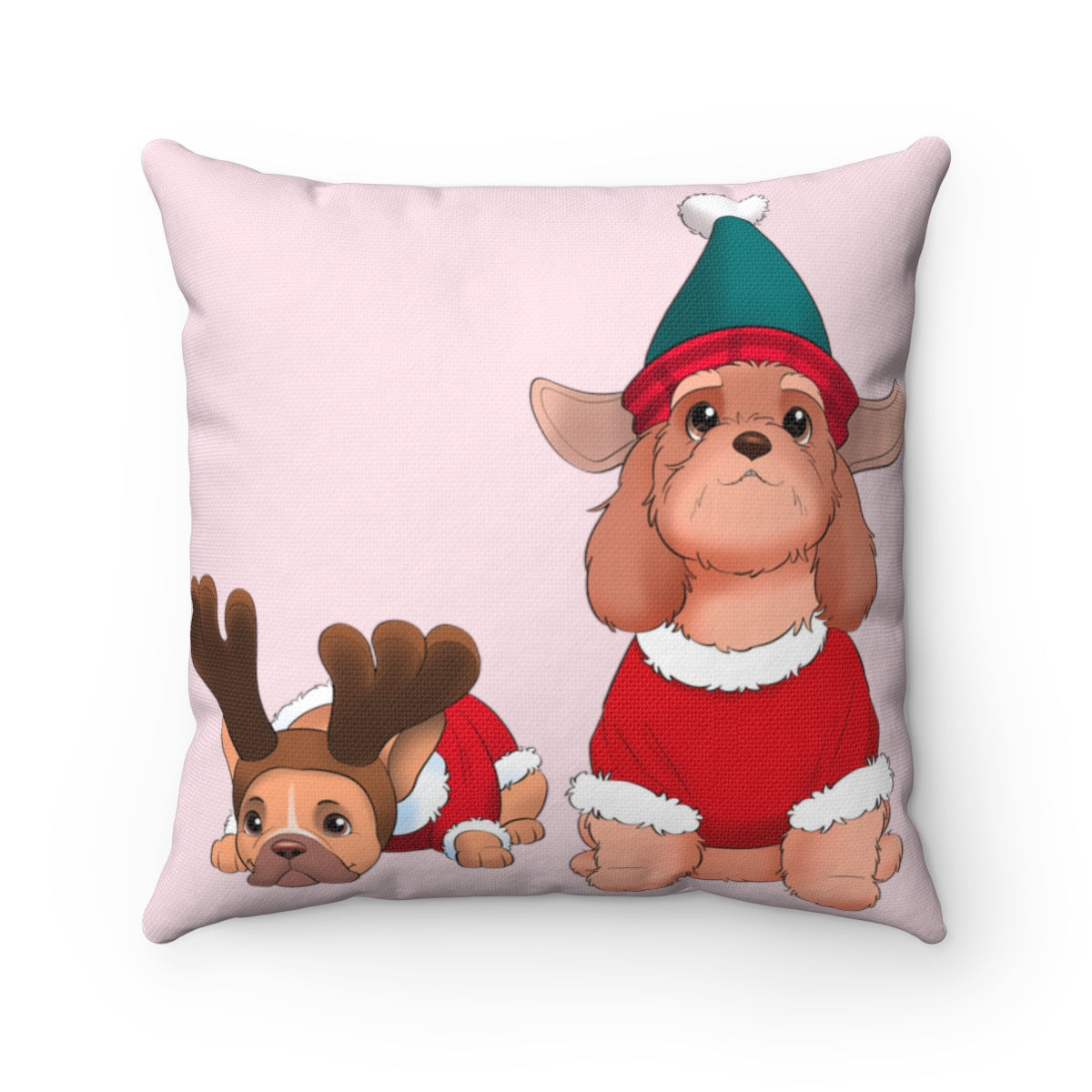 Custom Hand-drawn Disney Style Pet Illustration Pillow (4 sizes)