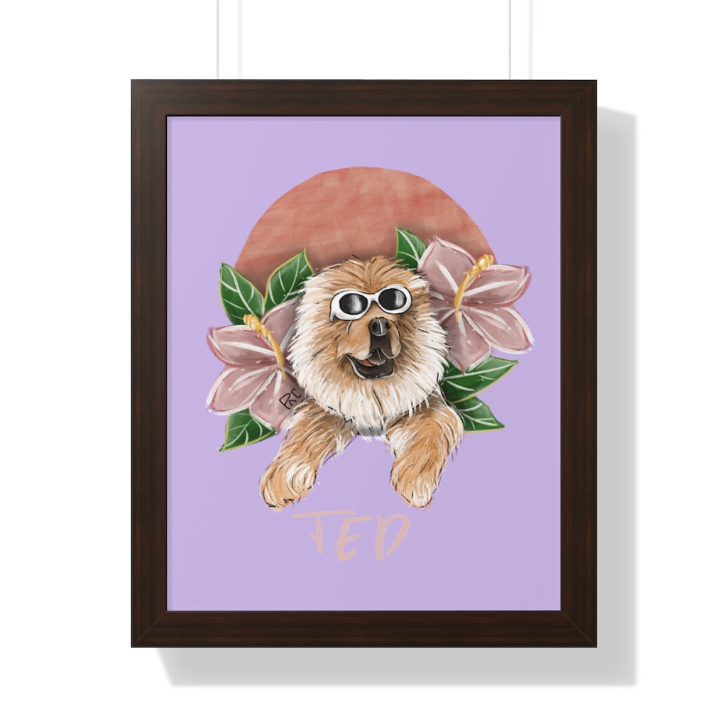 Framed Vertical Artistic Half-Body Poster (6 sizes)