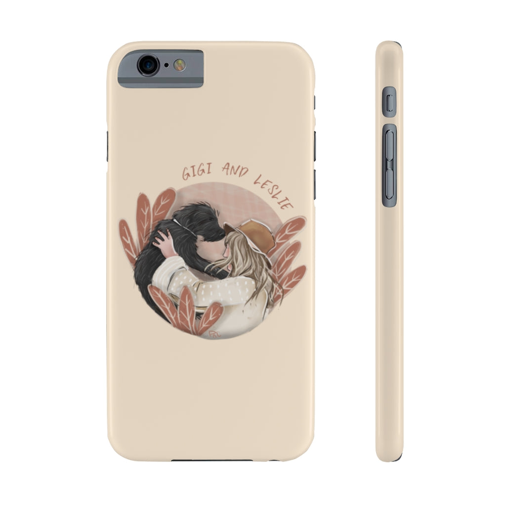 Custom Artistic Half-body Style Slim Pet Phone Case