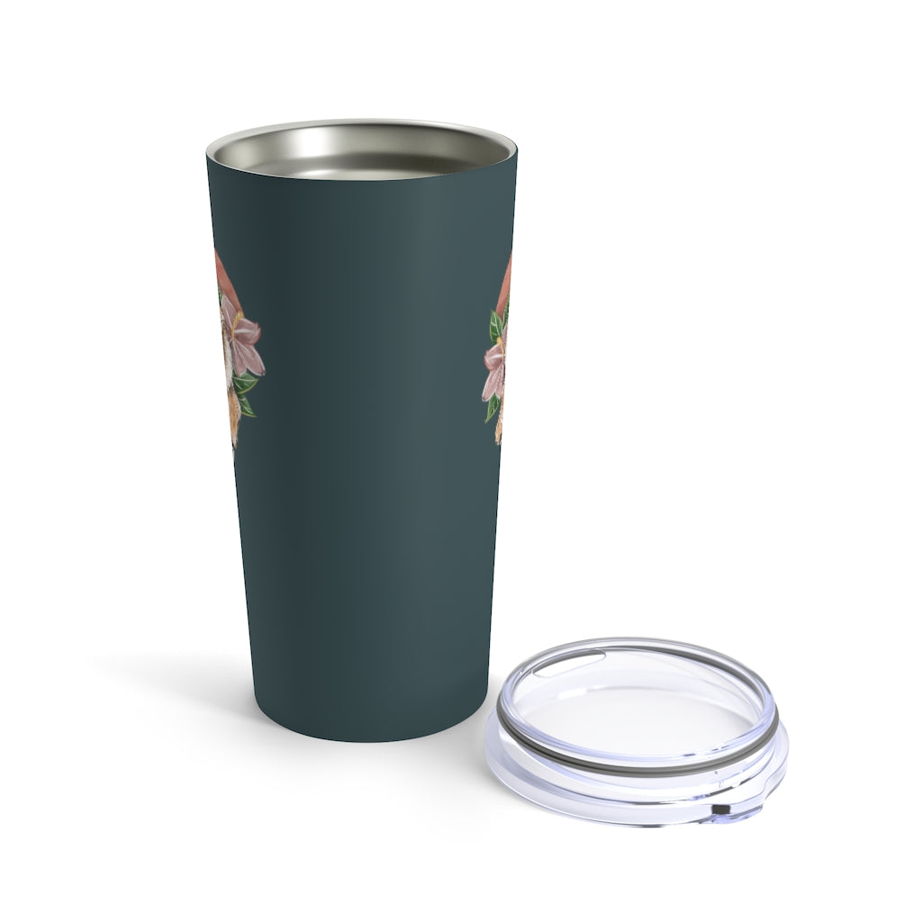 Hand-drawn Artistic Style Half-Body Pet Tumbler 20oz