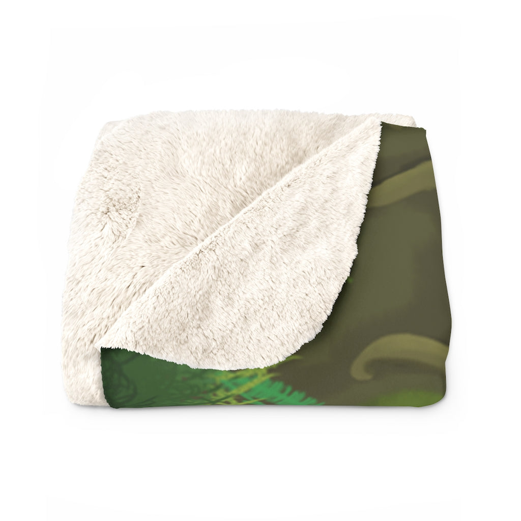 Hand-drawn Disney Style Pet Sherpa Blanket (2 sizes)