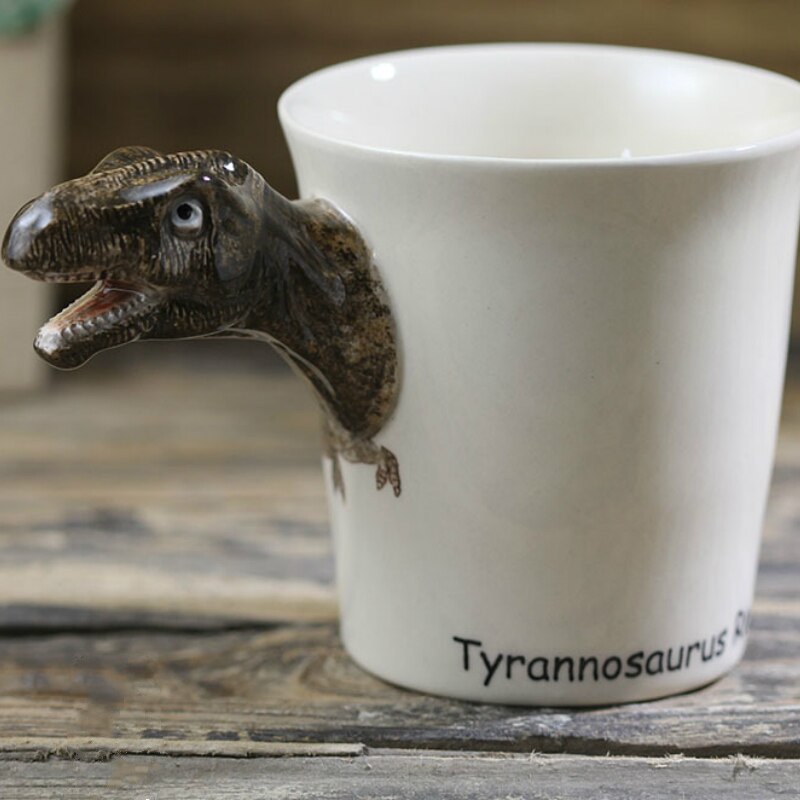 Hand-painted 3D Tyrannosaurus Mug 7oz