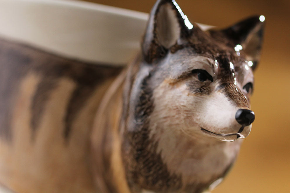 Hand-painted 3D Wolf Mug 7oz