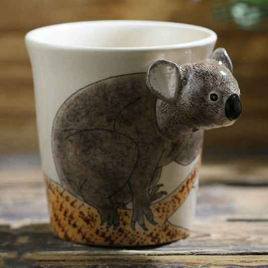 Hand-painted 3D Koala Mug 7oz