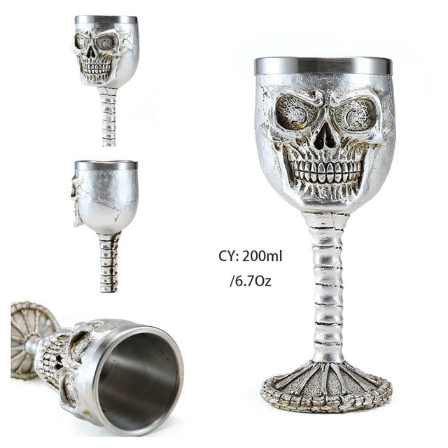Hand-painted Viking Goblets 6.7oz