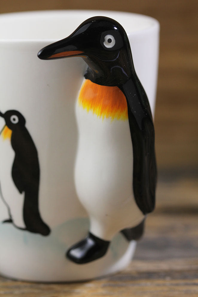 Hand-painted 3D Penguin Mug 7oz