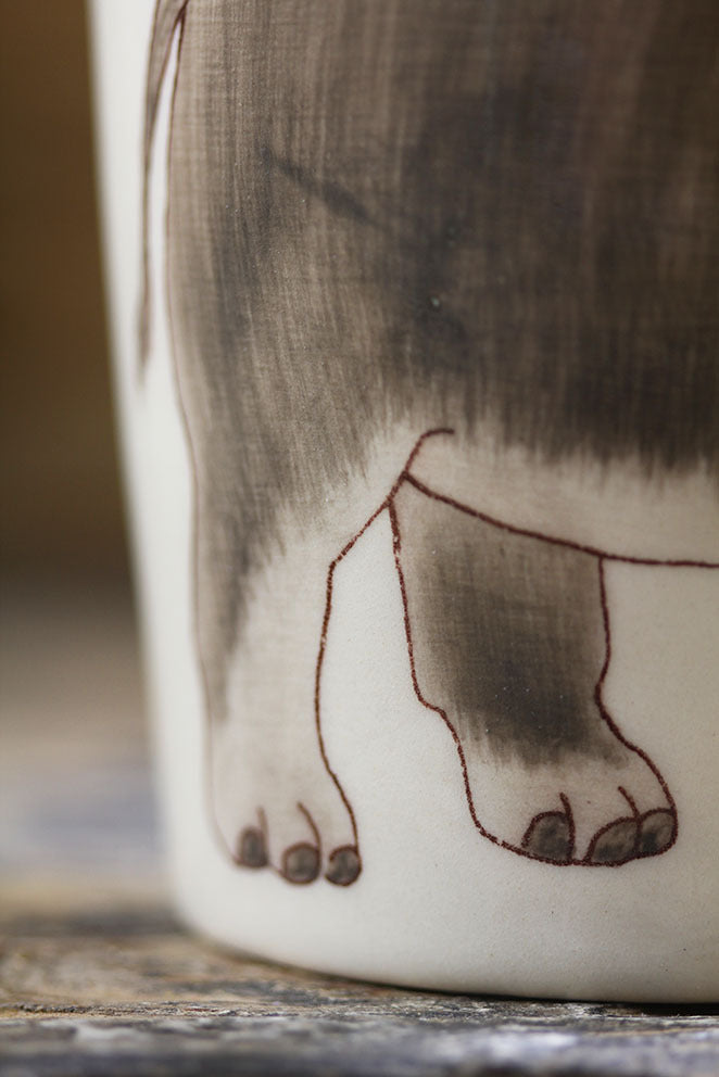 Hand-painted 3D Rhinoceros Mug 7oz