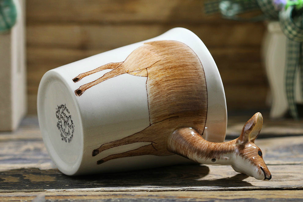 Hand-painted 3D Deer Mug 7oz