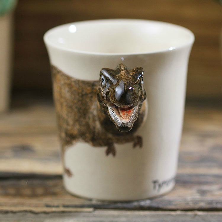 Hand-painted 3D Tyrannosaurus Mug 7oz