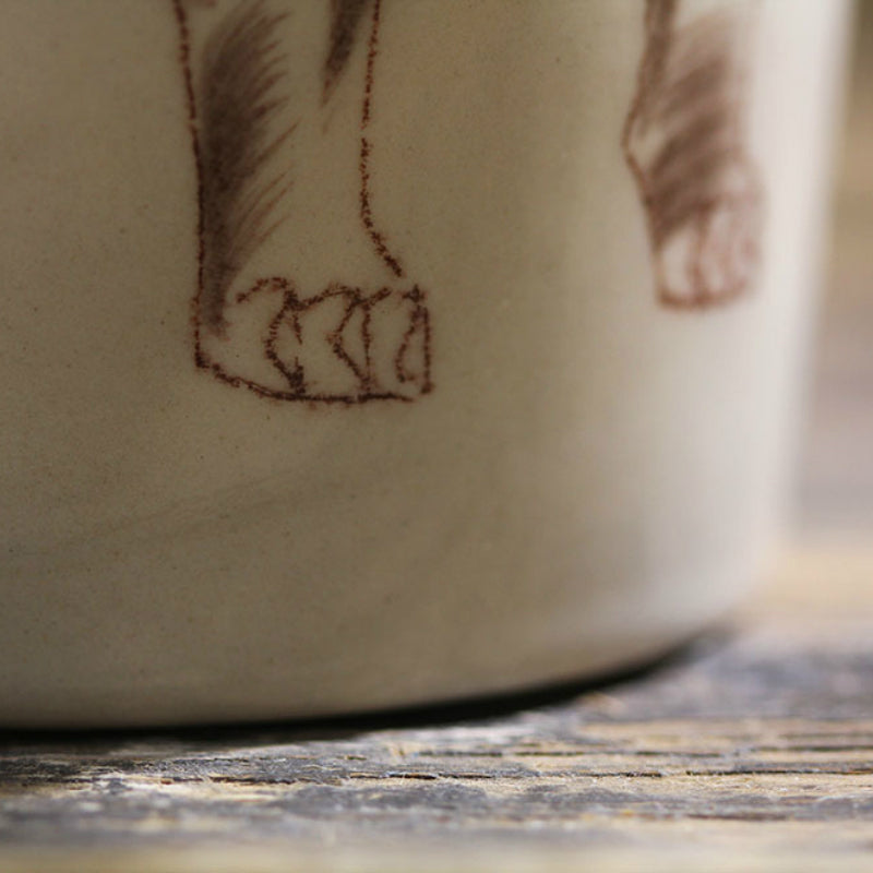 Hand-painted 3D Bull Terrier Mug 6.8oz