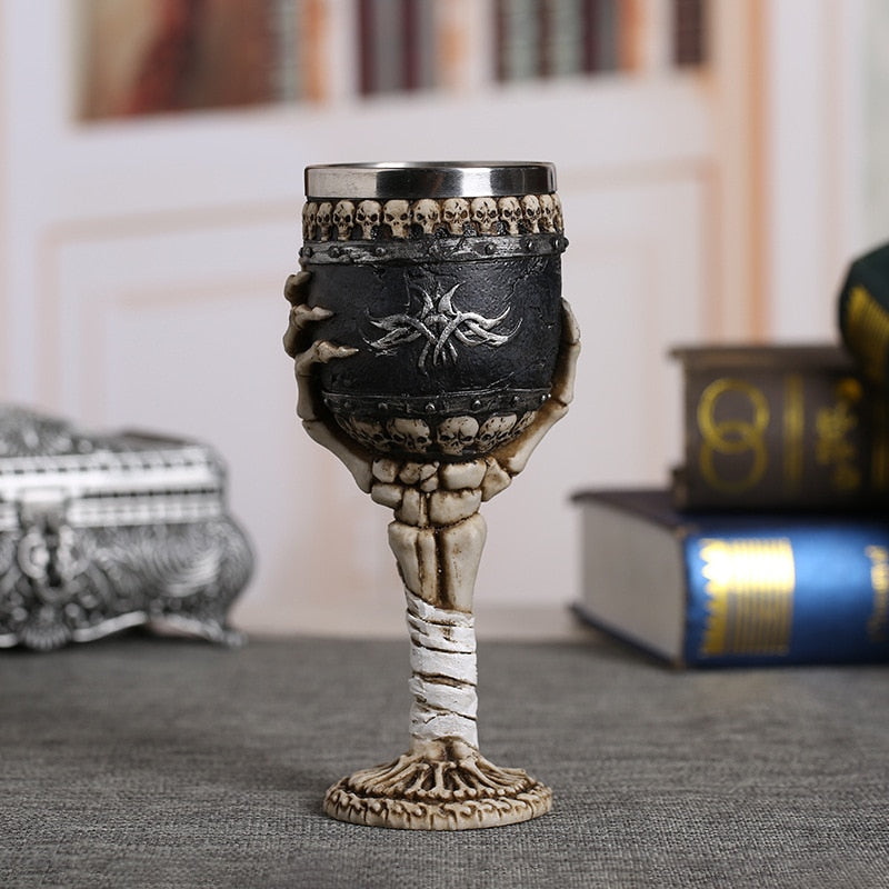 Hand-painted Viking Goblets 6.7oz