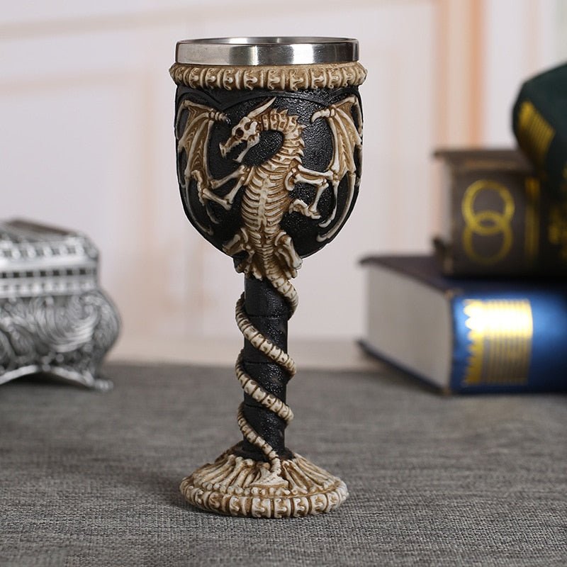Hand-painted Viking Goblets 6.7oz