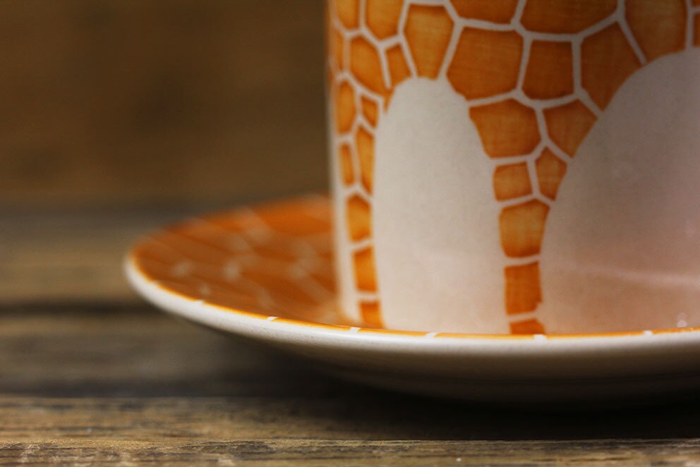 Hand-painted 3D Giraffe Cup 3.5oz