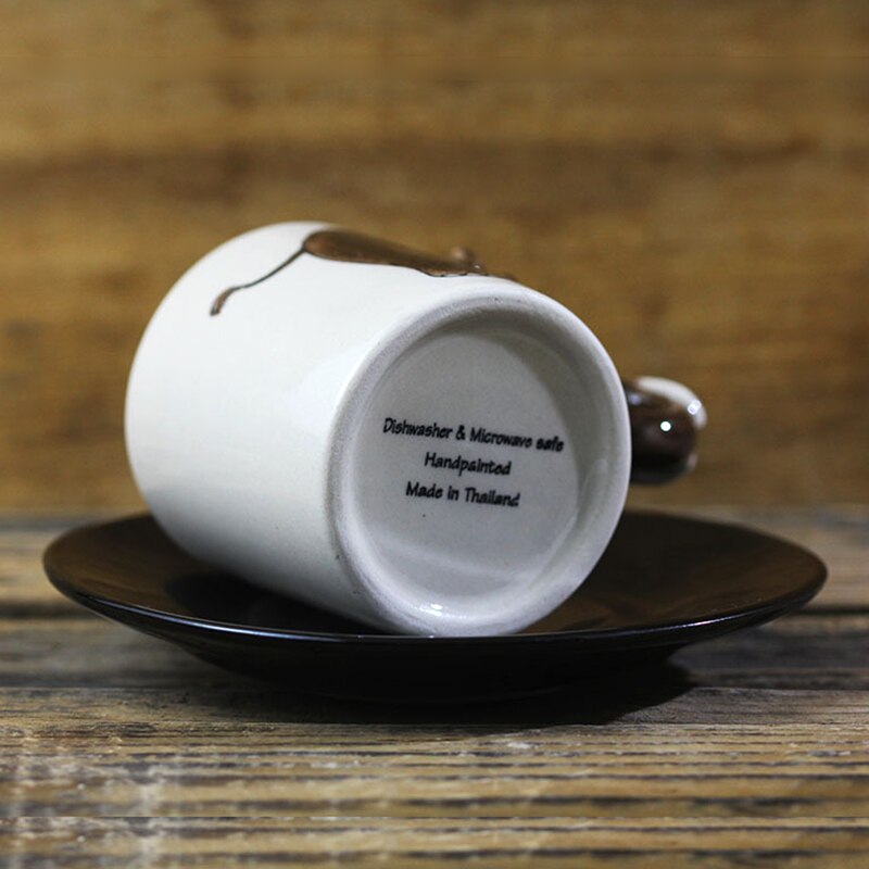 Hand-painted 3D Chimpanzee Cup 3.5oz