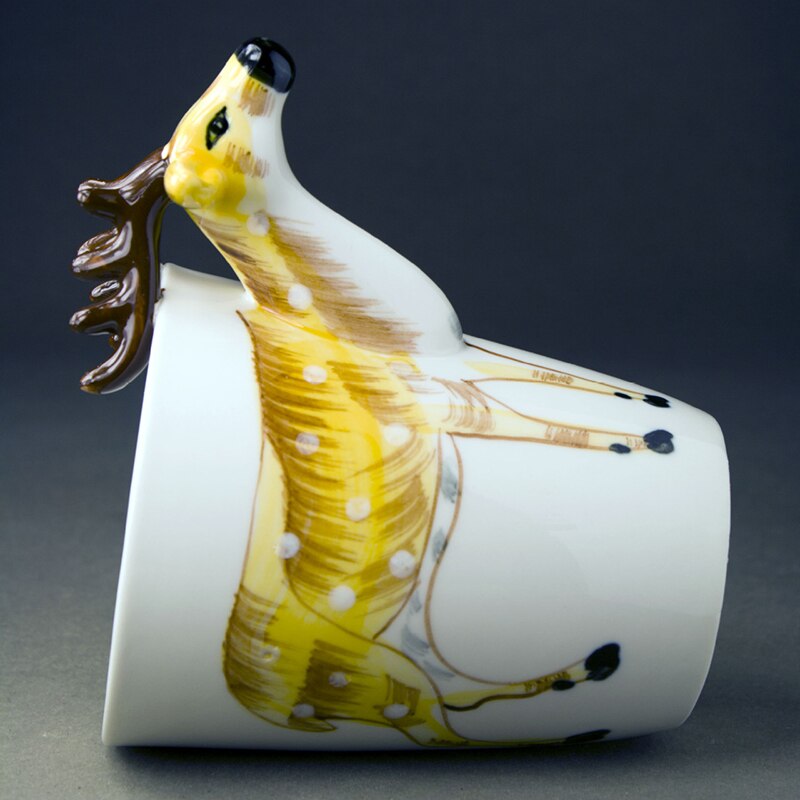 Hand-painted 3D Roe Deer Mug 7oz