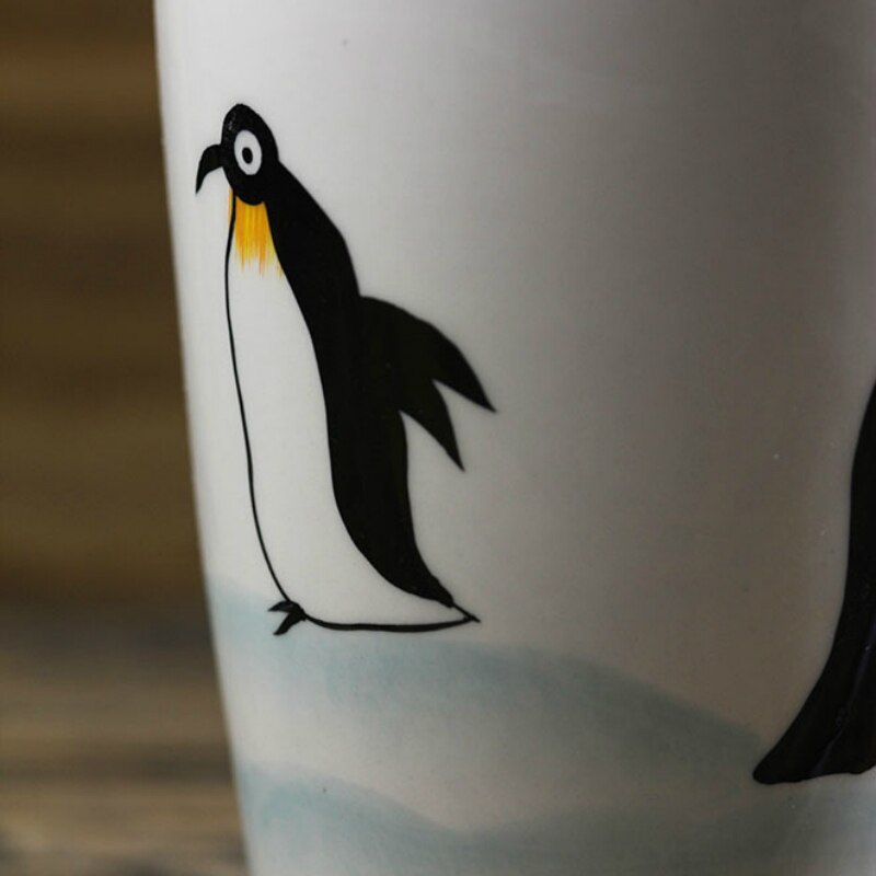 Hand-painted 3D Penguin Mug 7oz
