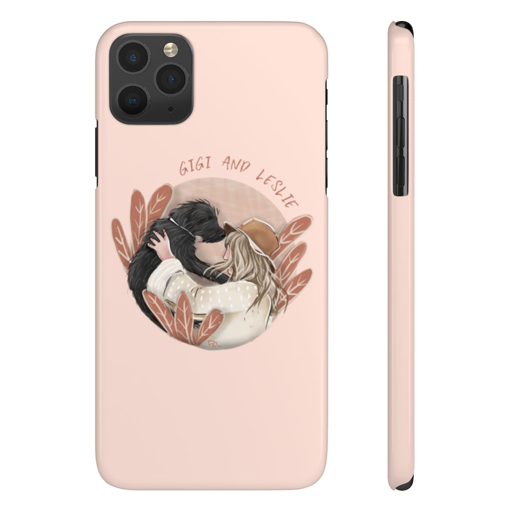 Custom Artistic Half-body Style Slim Pet Phone Case