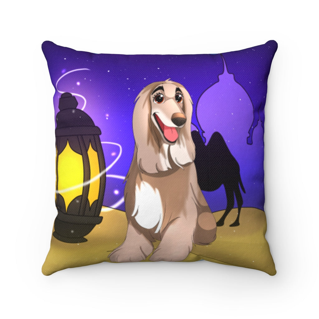 Custom Hand-drawn Disney Style Pet Illustration Pillow (4 sizes)