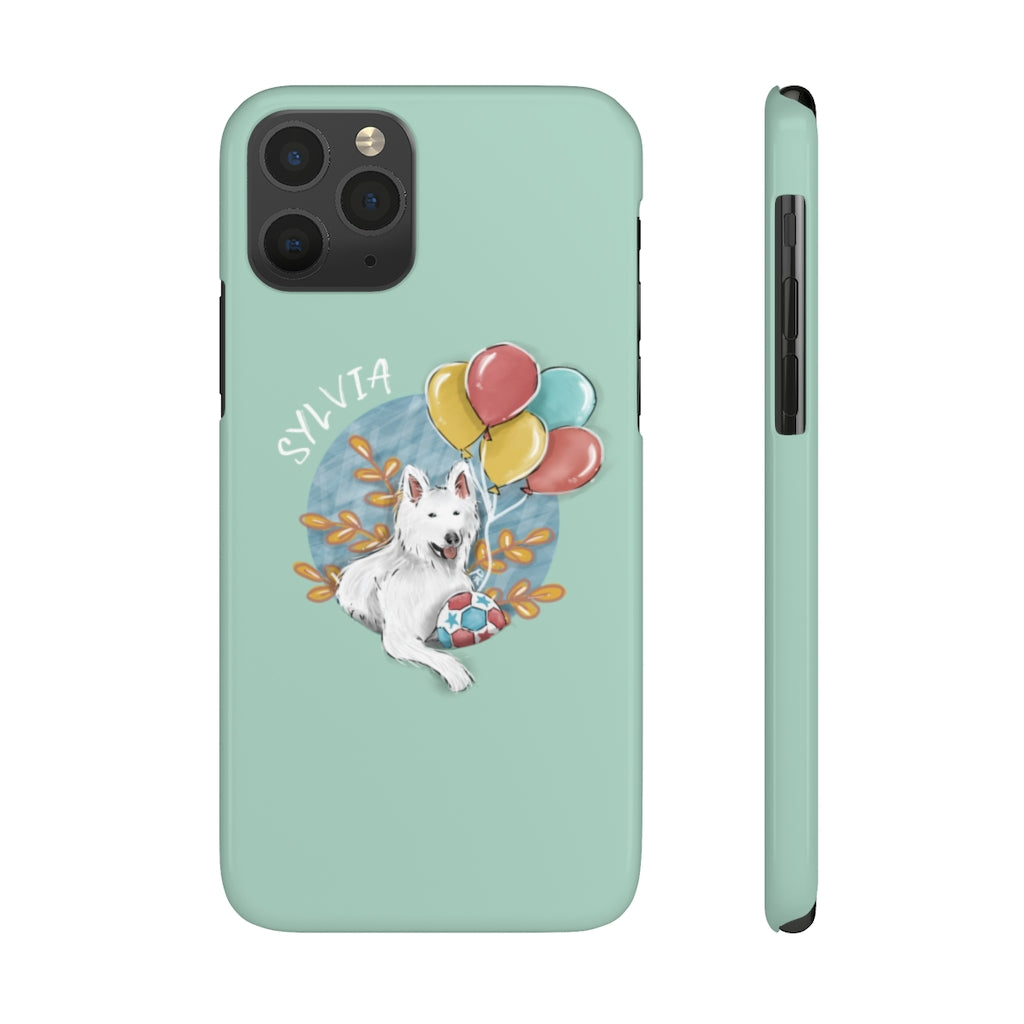 Custom Artistic Half-body Style Slim Pet Phone Case